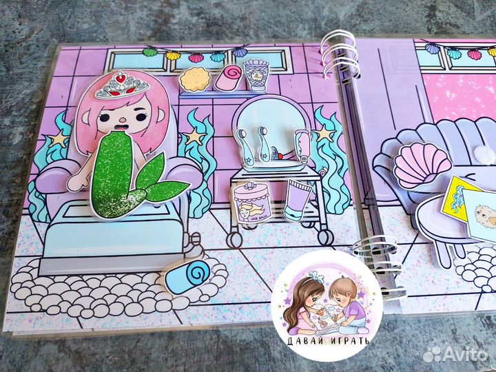 Игры на липучках Тока Бока русалочки