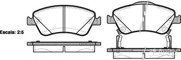 1310 02 FDB4046 0446502200 колодки дисковые