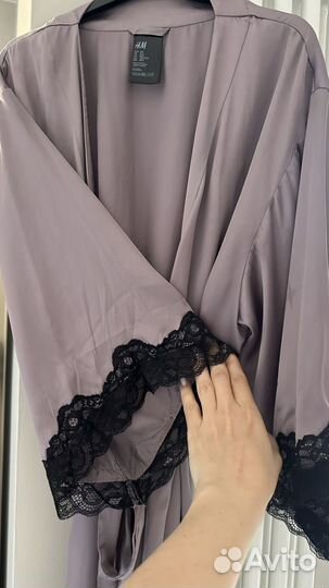 Халатик женский шелковый