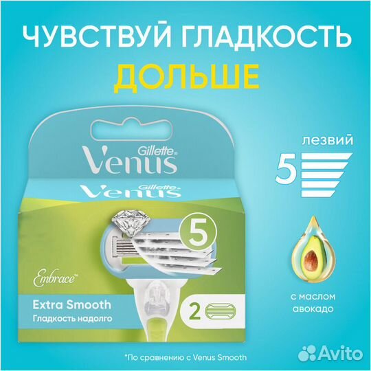 Gillette Venus Сменные кассеты Embrace, 2 #376368