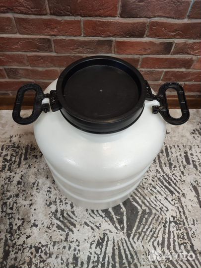 Бак бидон для воды пластик 40 литров