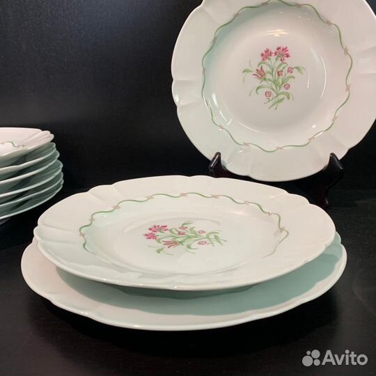 Фарыоровый столовые тарелки Haviland Limages