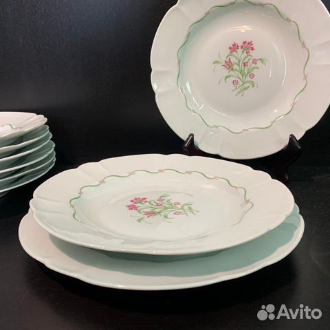 Фарыоровый столовые тарелки Haviland Limages