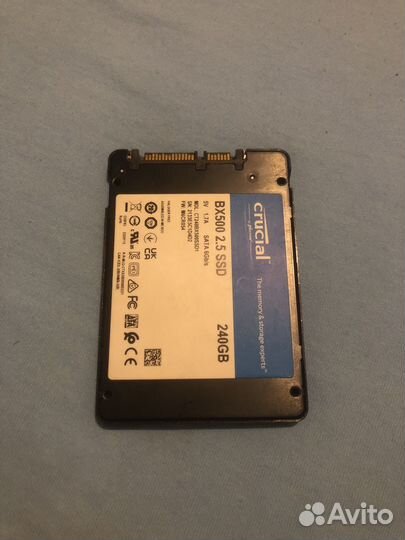 Ssd Crucial bx500 240gb