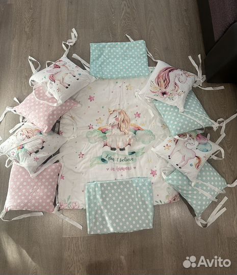 Комплект постельного белья в детскую кроватку