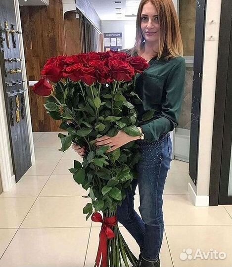 Букет роз 101 роза 51 роза