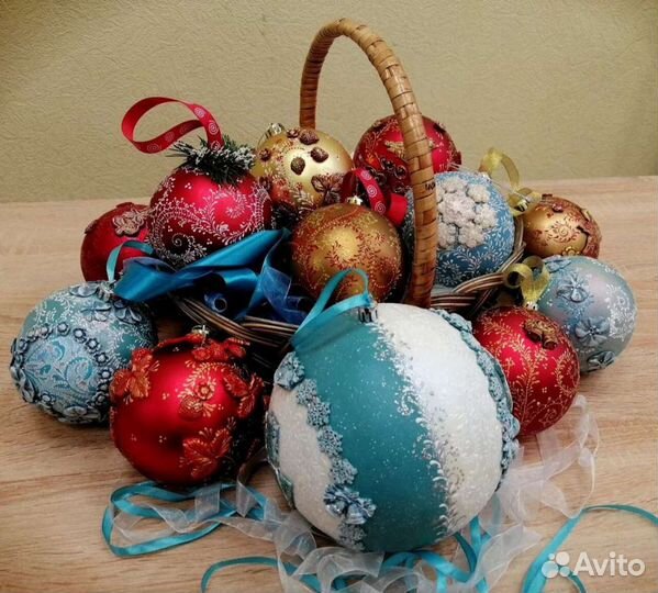 Новогодние ёлочные игрушки