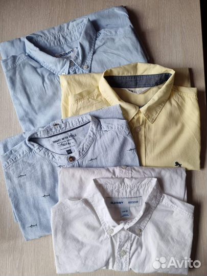 Рубашка C&A и OldNavy (Gap), HM 10-12 л, 14-16 л