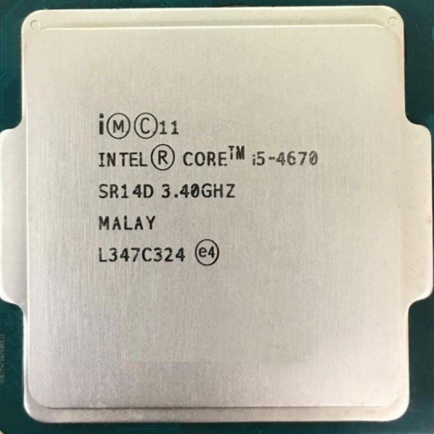 [SR14D] Процессор I5-4670 Intel 3400mhz Sr14d