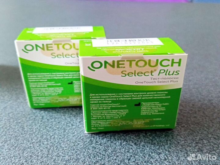 Тест полоски one touch select plus