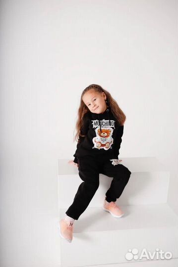 Moschino костюм теплый черный (унисекс)