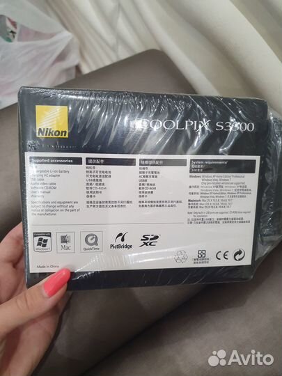 Фотоаппарат nikon coolpix s3300