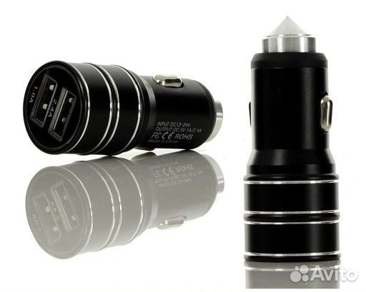 Автомобильное зарядное устройство (2 USB порта)