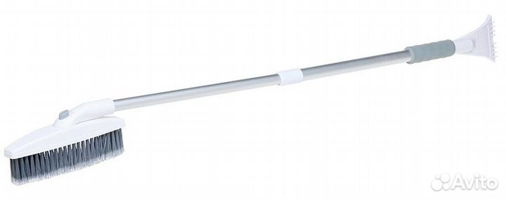 Щетка от снега и льда с телескоп.рукояткой с мягко