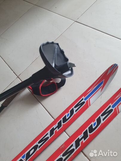 Лыжи беговые и ботинки детские