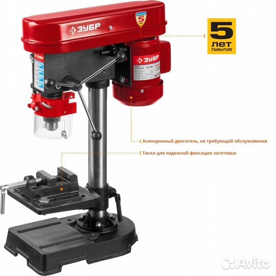 Сверлильный станок Зубр зсс-350