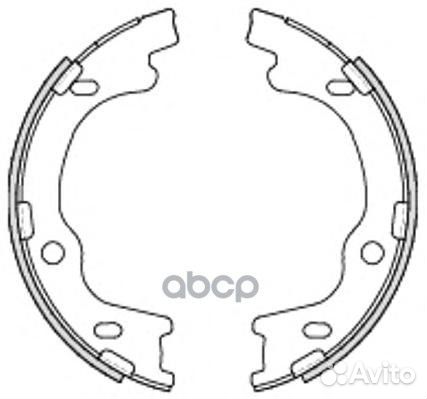 4699.00 583501HA00колодки барабан.ручникаHyu