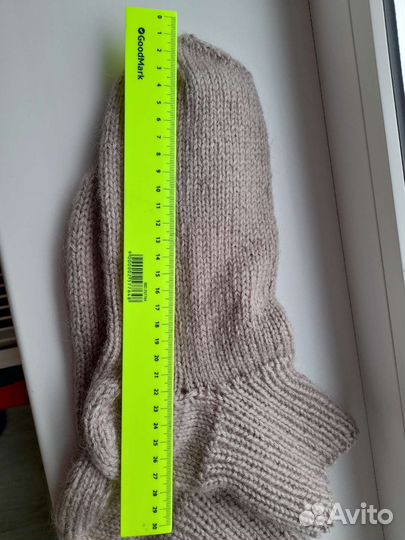 Носки шерстяные вязаные