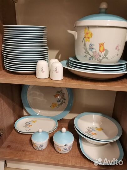 Сервиз столовый, kahla, Германия, 62пр