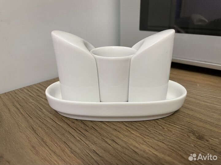 Солонка перечница на подставке с емк для зубочисто