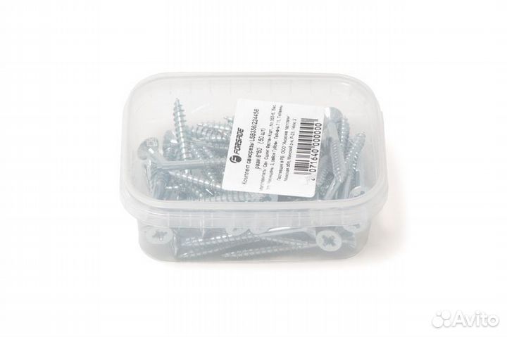 Саморезы к-т 714209 разм.6*50 (уп.1л, 200 шт), стр