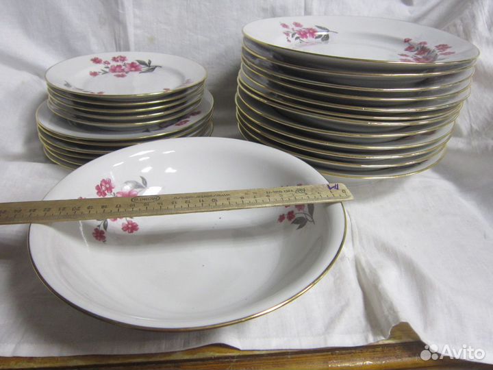1.Фарфоровые тарелки СССР 2. тарелки фарфор Польша
