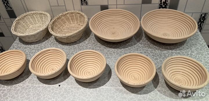 Ротанговые формы для расстойки хлеба