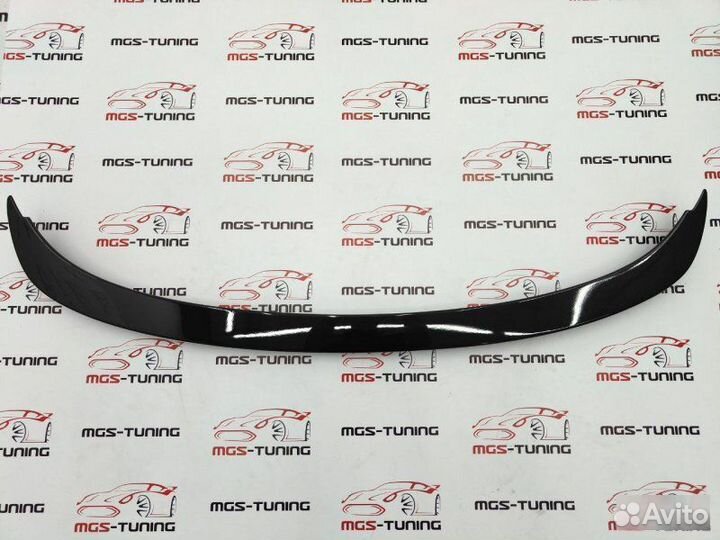 Спойлер BMW 3 E90 стиль AC Schnitzer черный глянец