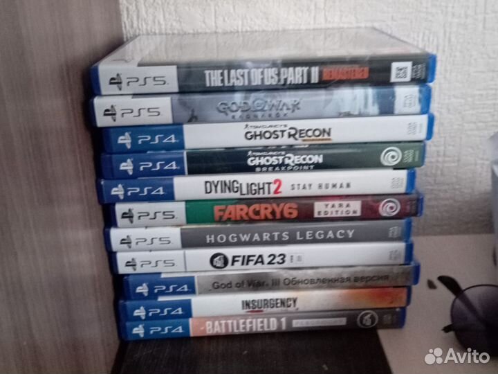 Диски игры для PS4