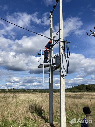 Услуги электрика монтаж лэп