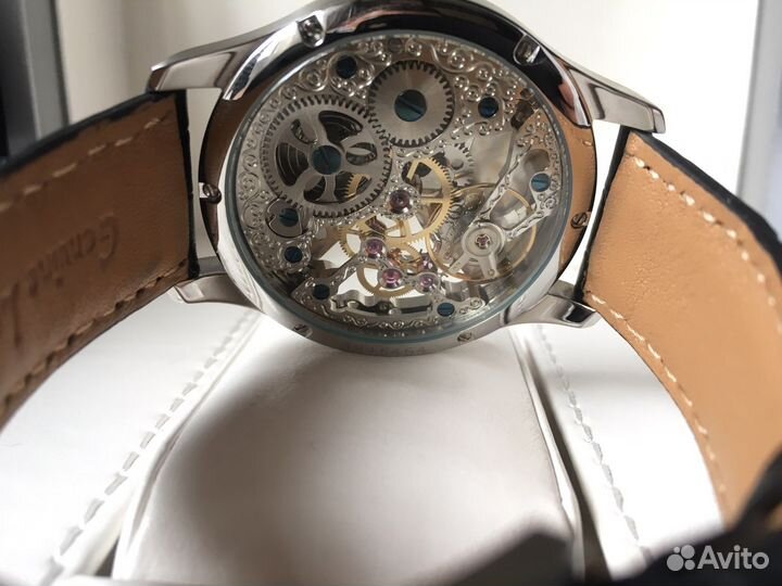 Часы мужские механические скелетон