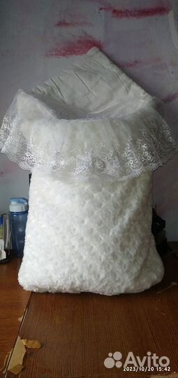 Конверт -одеяло на выписку и прогулок осень- зима