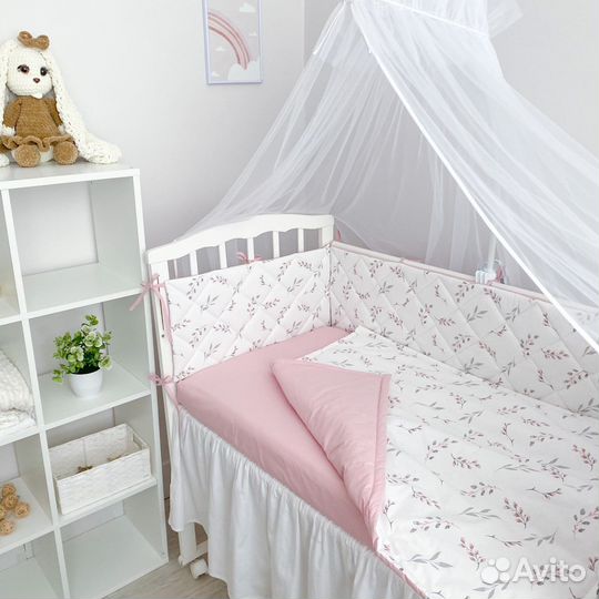 Бортики в детскую кроватку (комплект под заказ)