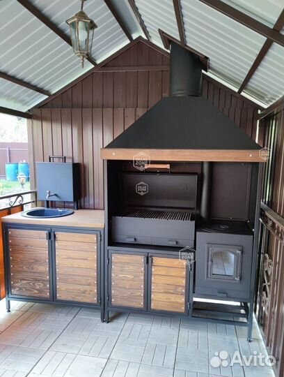 Мангальный комплекс, мангал, казан, печь, тандыр