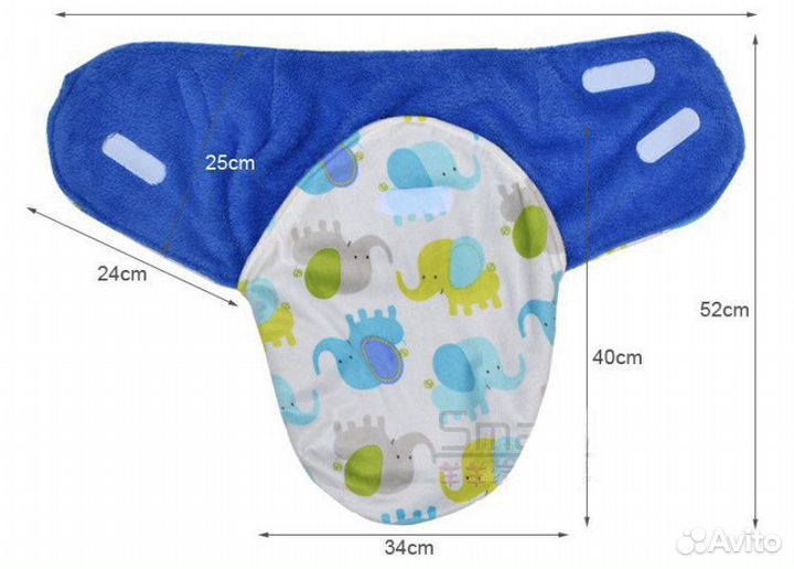 Кокон конверт (без капюшона, флис на 3-6 мес.)