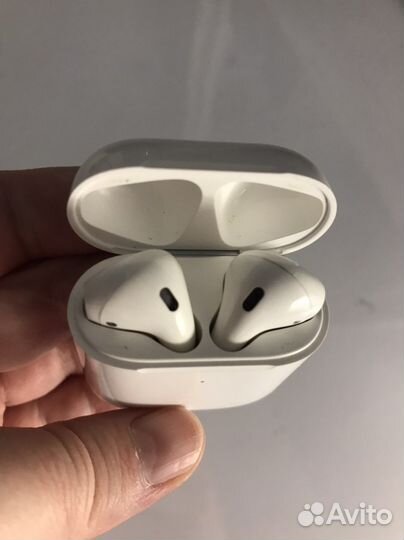 Беспроводные наушники apple, б/у