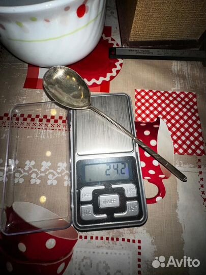 Серебро ложки 84 проба