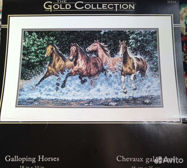 Набор для вышивания крестом Dimensions начата