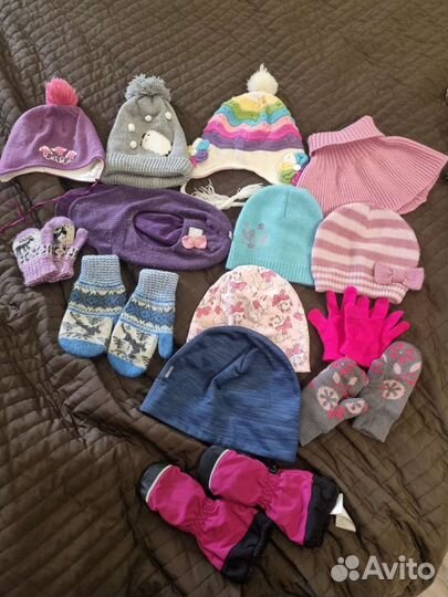 Шапка, шлем, варежки