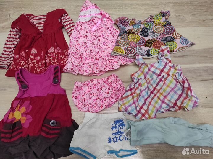 Пакет одежды для девочки 80-86 рр