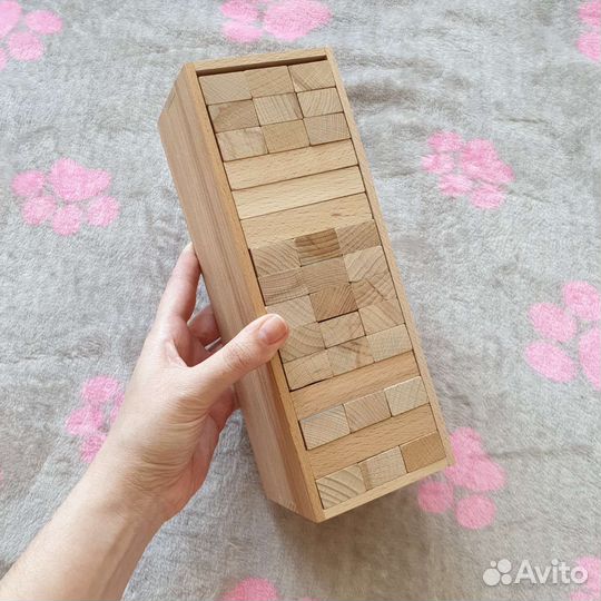 Игра башня Дженга Jenga падающая башня