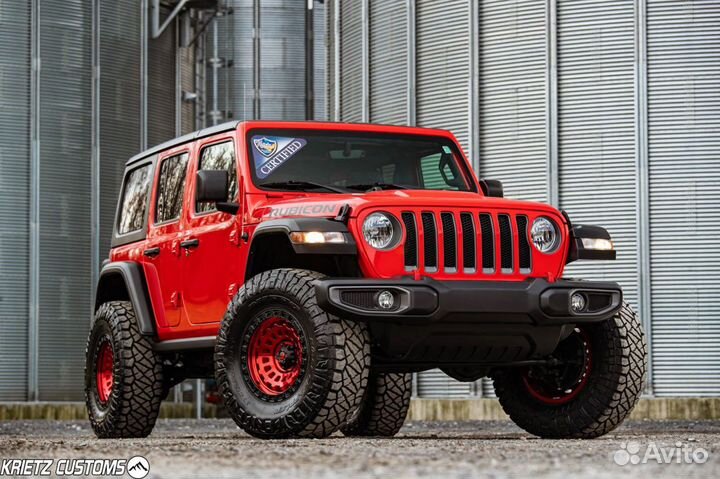 Диски Fuel Zephyr Red R17 5x127 Jeep Wrangler