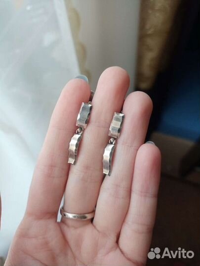 Серебряные серьги