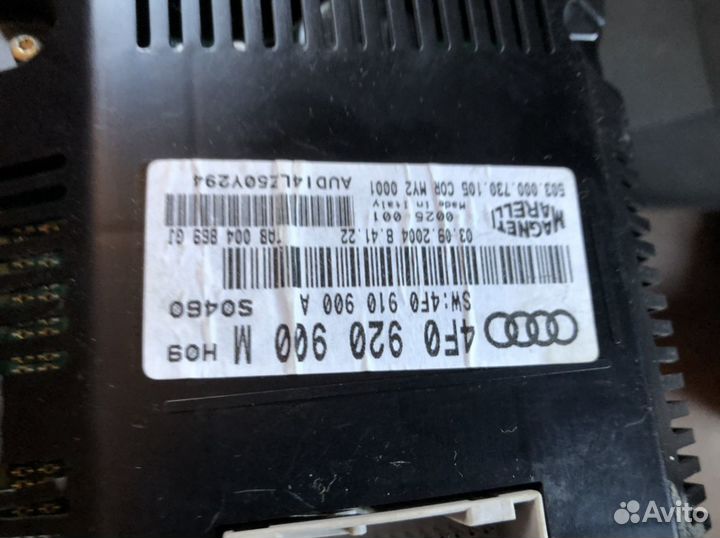 Панель приборов Audi A6 4F C6