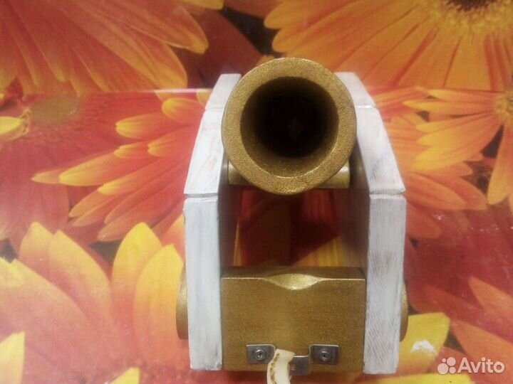 Игрушка пушка на колёсах