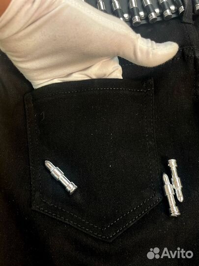 Джинсы клеш мужские opium