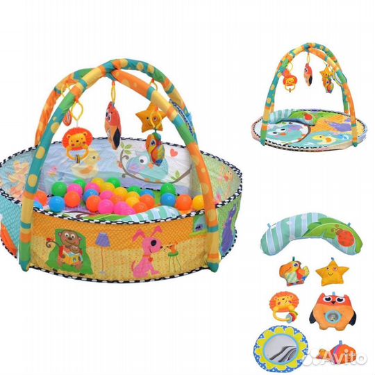 Развивающий коврик Everflo Safe Birds новый