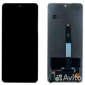 Дисплей для Xiaomi Poco X3 NFC Черный - OR