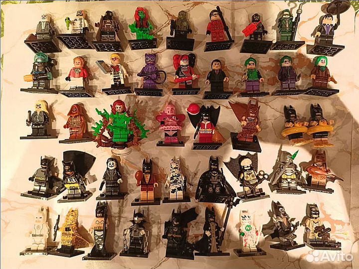 Минифигурки, властелин колец, человек паук, бэтмен