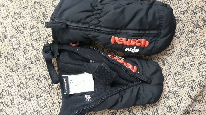 Варежки краги reusch р 4 на 4-5 лет